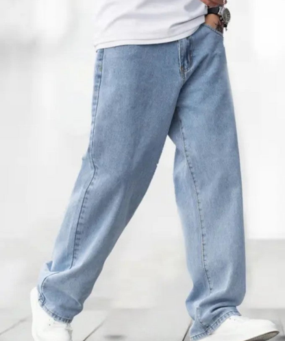 Rusticblooms Stylish And Comfortable Blue Baggy Jean