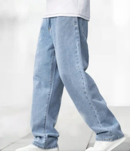 Rusticblooms Stylish And Comfortable Blue Baggy Jean