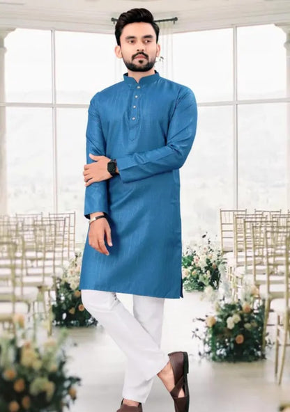 Fancy Men Kurta Sets/Men Kurta Set/kurta with pajama for mens/Mens Straigth Kurta Pyjama Combo Set