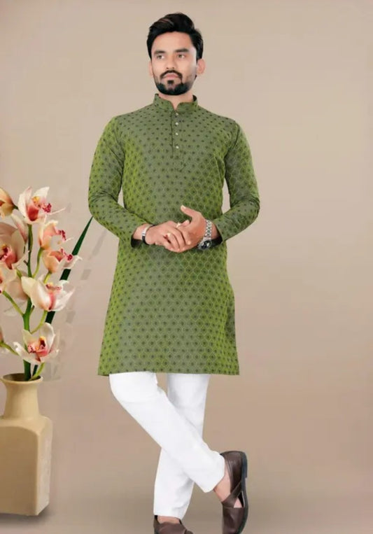 Fancy Men Kurta Sets/Men Kurta Set/kurta with pajama for mens/Mens Straigth Kurta Pyjama Combo Set