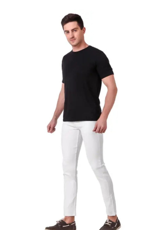 Lotus Fashion" Present Good Quality Men Jeans/Men White Jeans