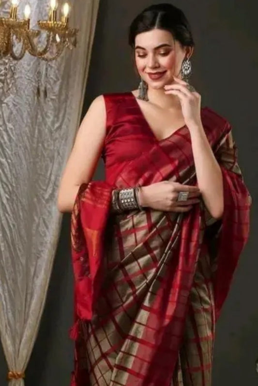 cotton silk saree with blouse